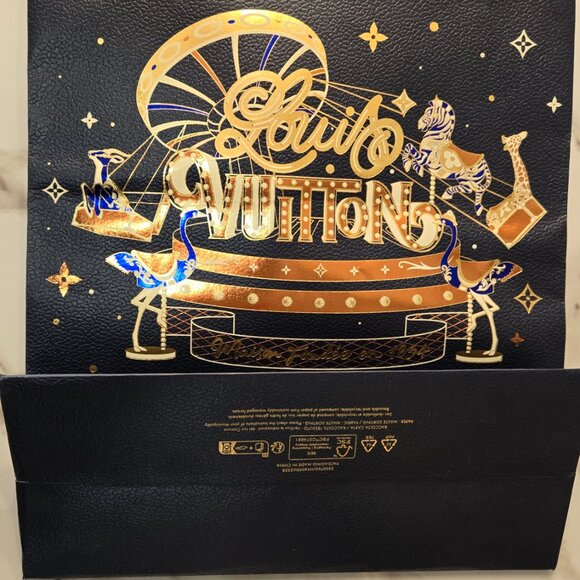 Louis Vuitton Navy Blue Collector Bag – Embossed ‘Maison Fondée en 1854’ – Paris - Picture 4 of 7